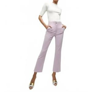 NEW VERONICA BEARD kean pant in barely orchid